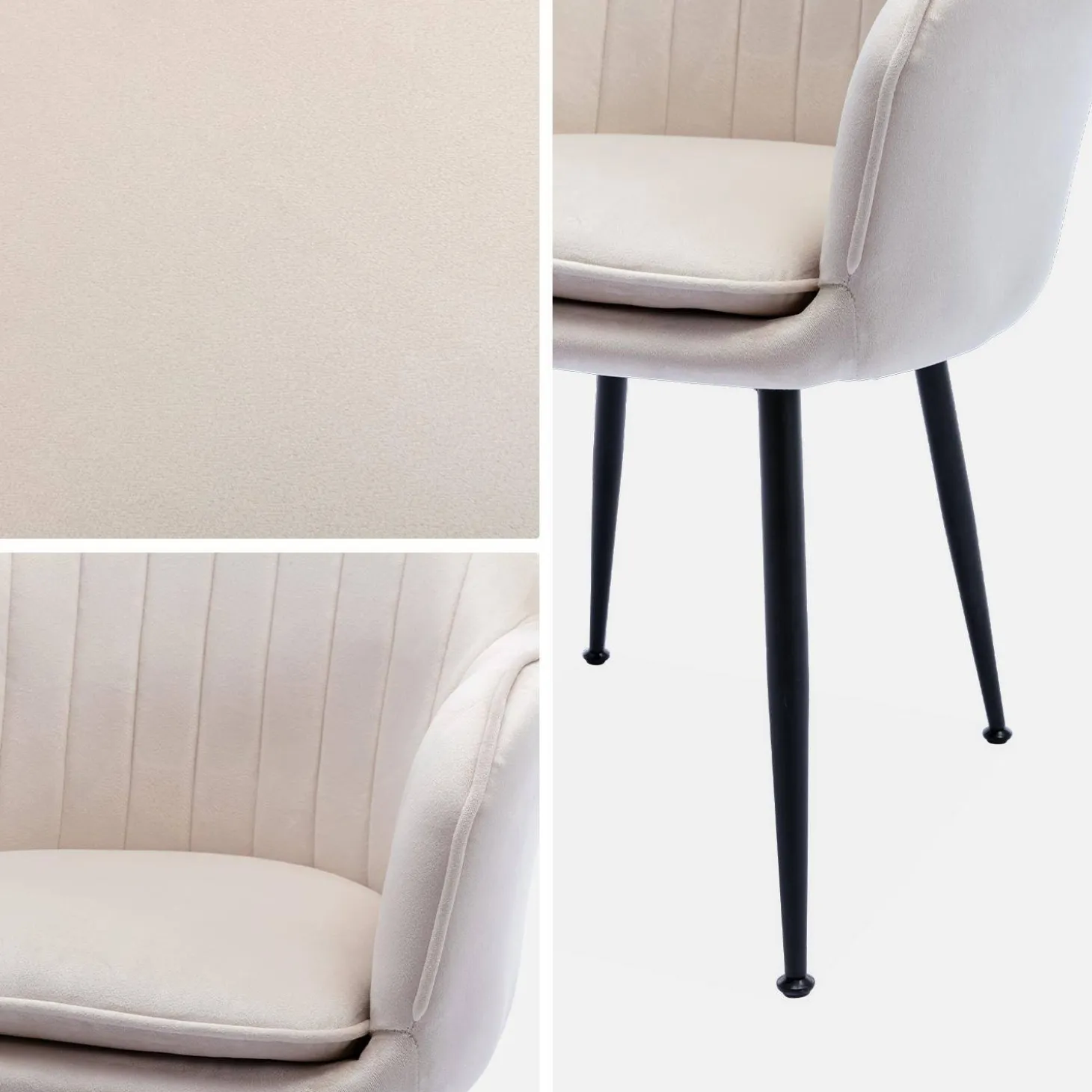 Fauteuil, L57 x B59 x H84,5