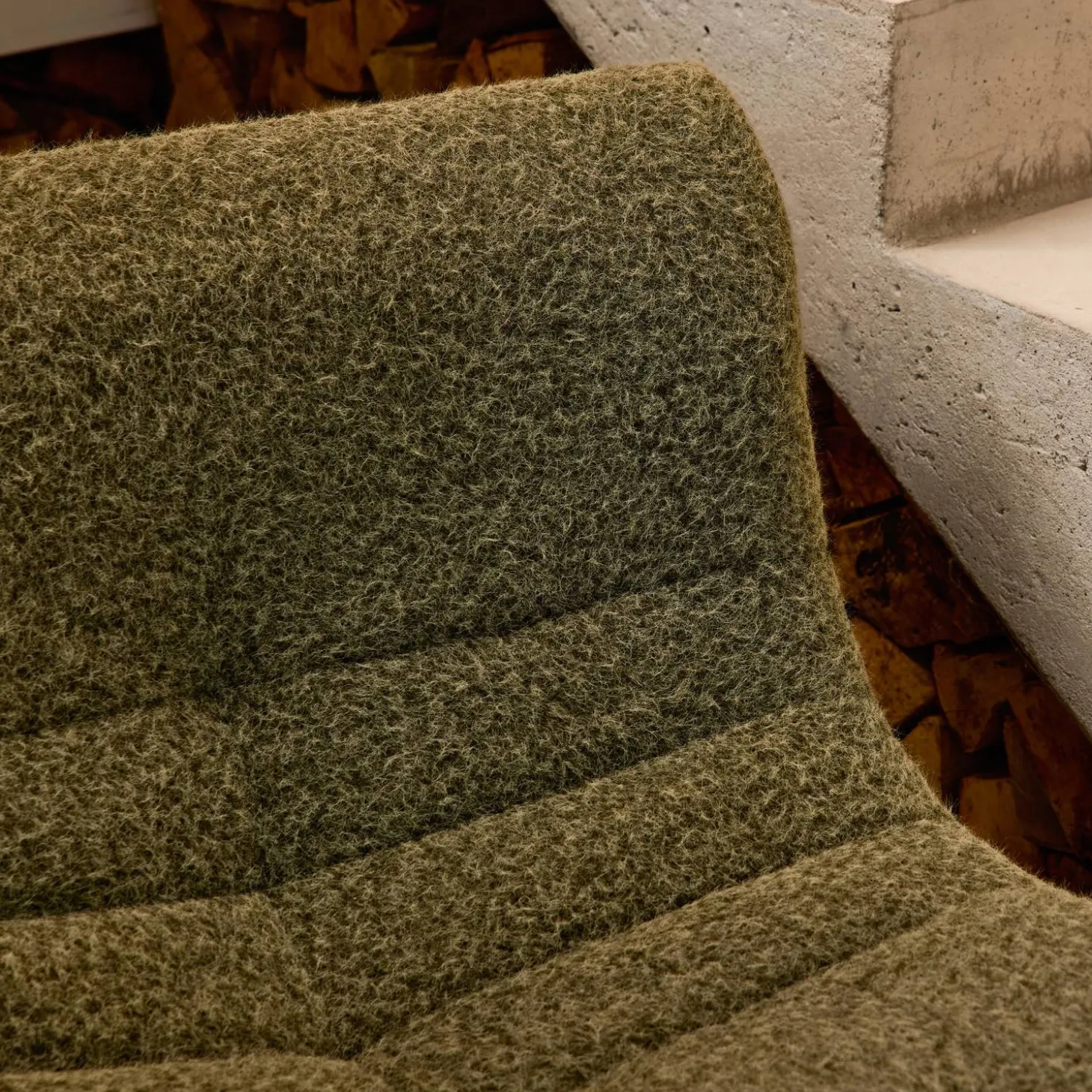 Fauteuils alpaca-effect stof Sokol 1 zitplaats (set van 3)