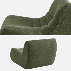Fauteuils alpaca-effect stof Sokol 1 zitplaats (set van 3)
