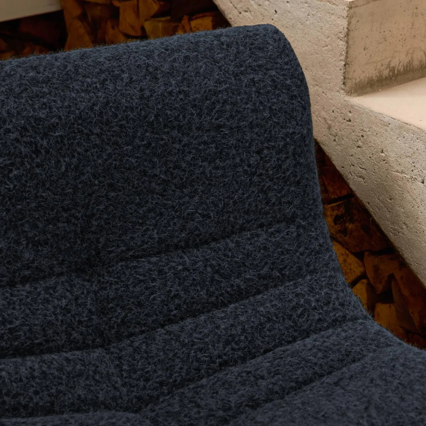 Fauteuils alpaca-effect stof Sokol 1 zitplaats (set van 2)