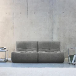 Fauteuils boucléstof Sokol 1 zitplaats (set van 2)