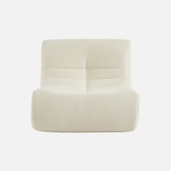 Fauteuils boucléstof Sokol 1 zitplaats (set van 2)