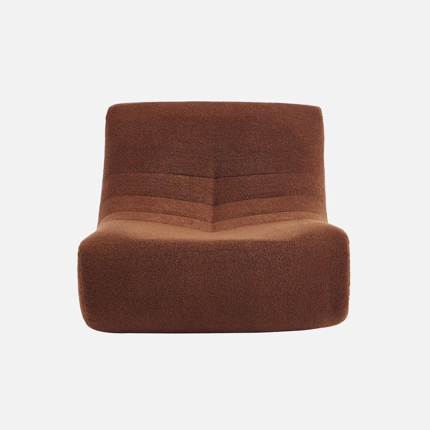 Fauteuils boucléstof Sokol 1 zitplaats (set van 2)