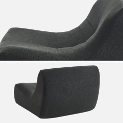 Fauteuils boucléstof Sokol 1 zitplaats (set van 2)