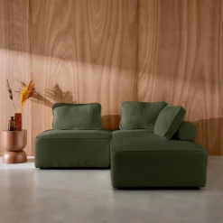 Fauteuils boucléstof 1 zitplaats (set van 3)