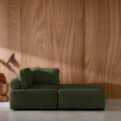 Fauteuils boucléstof 1 zitplaats (set van 2)