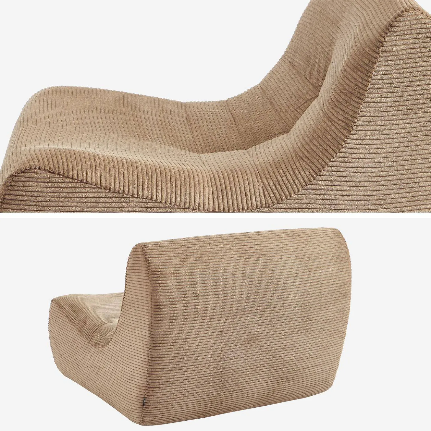 Fauteuils corduroy Sokol 1 zitplaats (set van 3)
