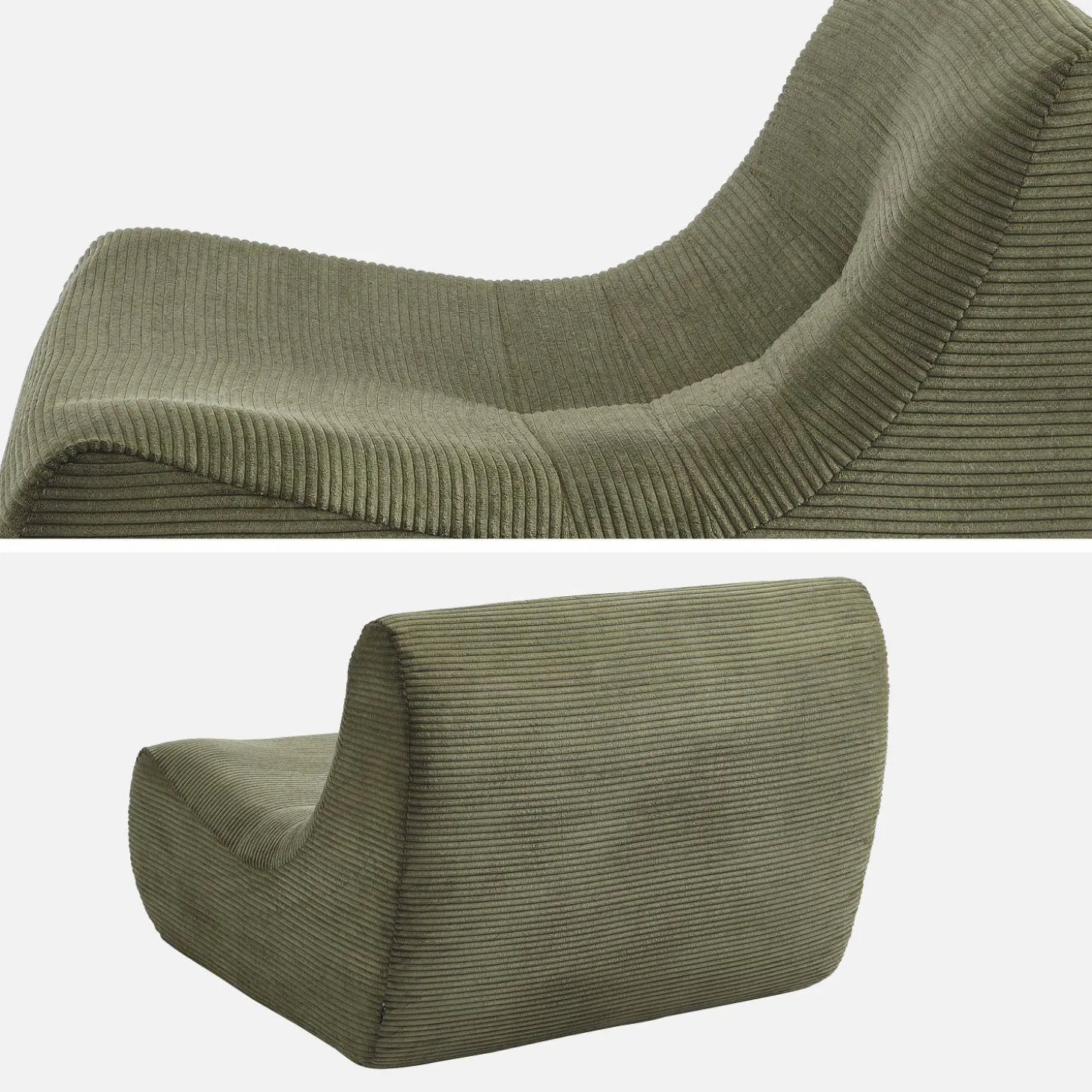 Fauteuils corduroy Sokol 1 zitplaats (set van 3)