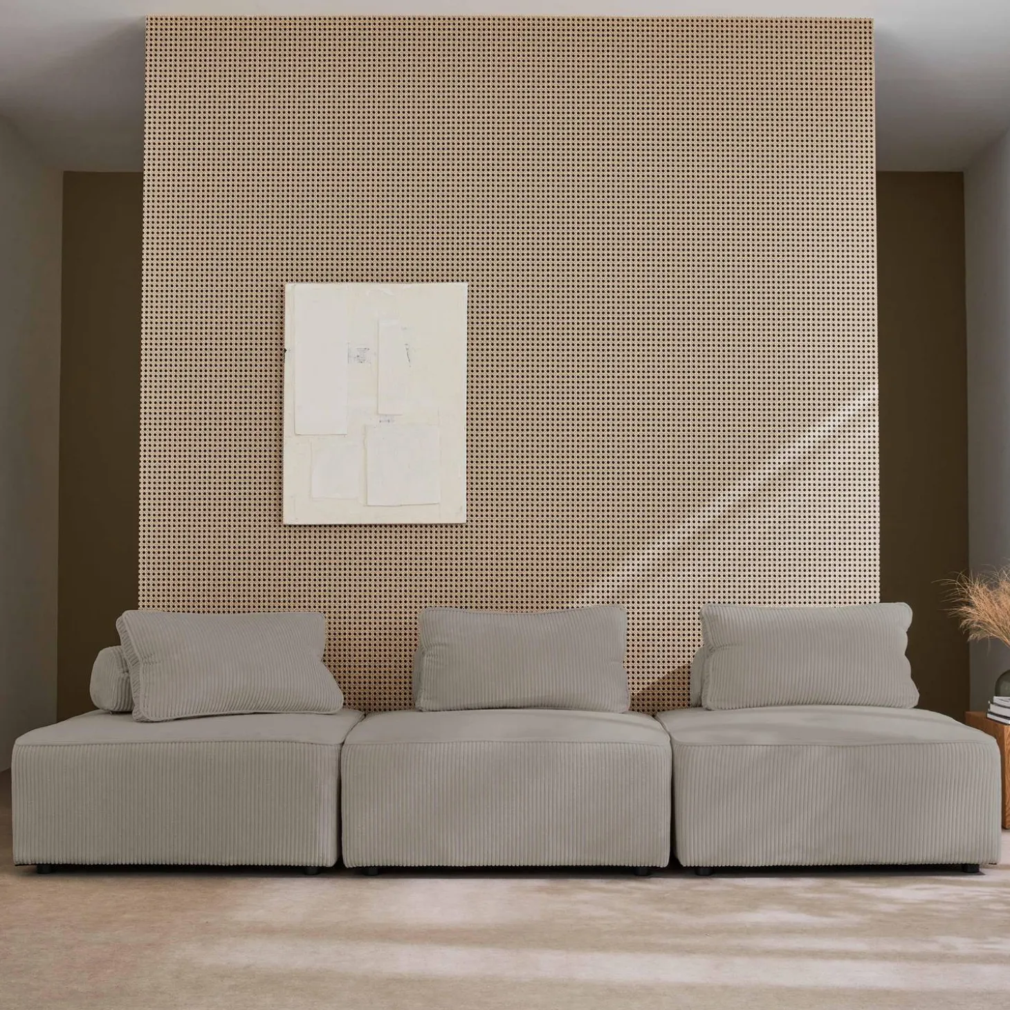 Fauteuils corduroy 1 zitplaats (set van 3)