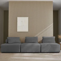 Fauteuils corduroy 1 zitplaats (set van 3)