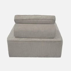 Fauteuils corduroy 1 zitplaats (set van 2)