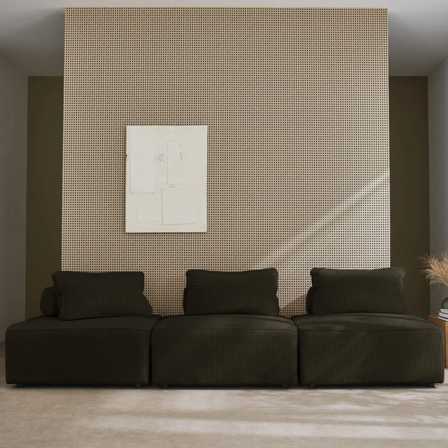 Fauteuils corduroy 1 zitplaats (set van 3)