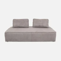 Fauteuils in corduroy 2 zitplaatsen (set van 2)