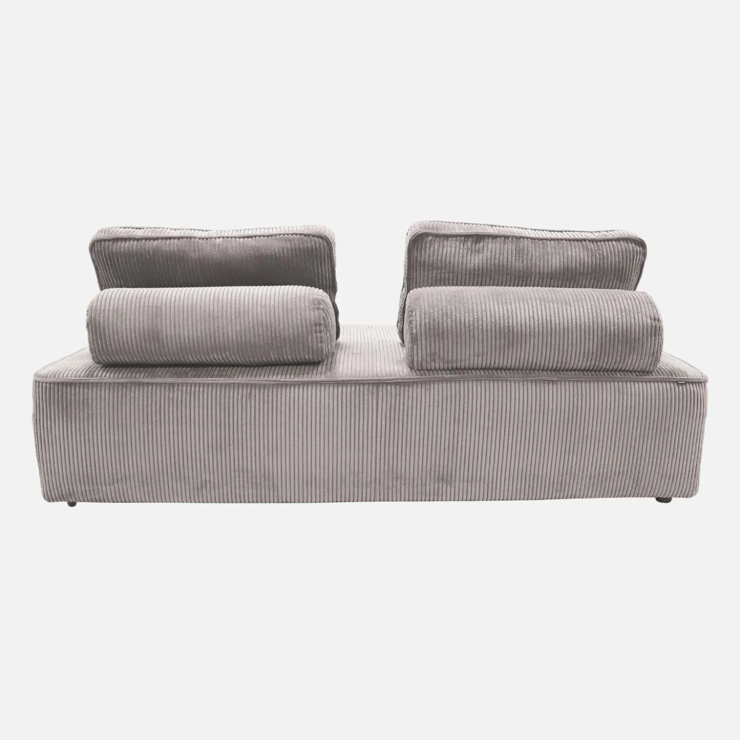 Fauteuils in corduroy 2 zitplaatsen (set van 2)