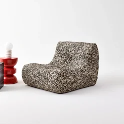 Fauteuil stof Sokol 1 zitplaats luipaardprint