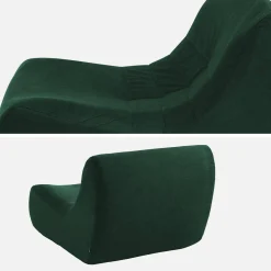 Fauteuils waterafstotend velours Sokol 1 zitplaats (set van 2)