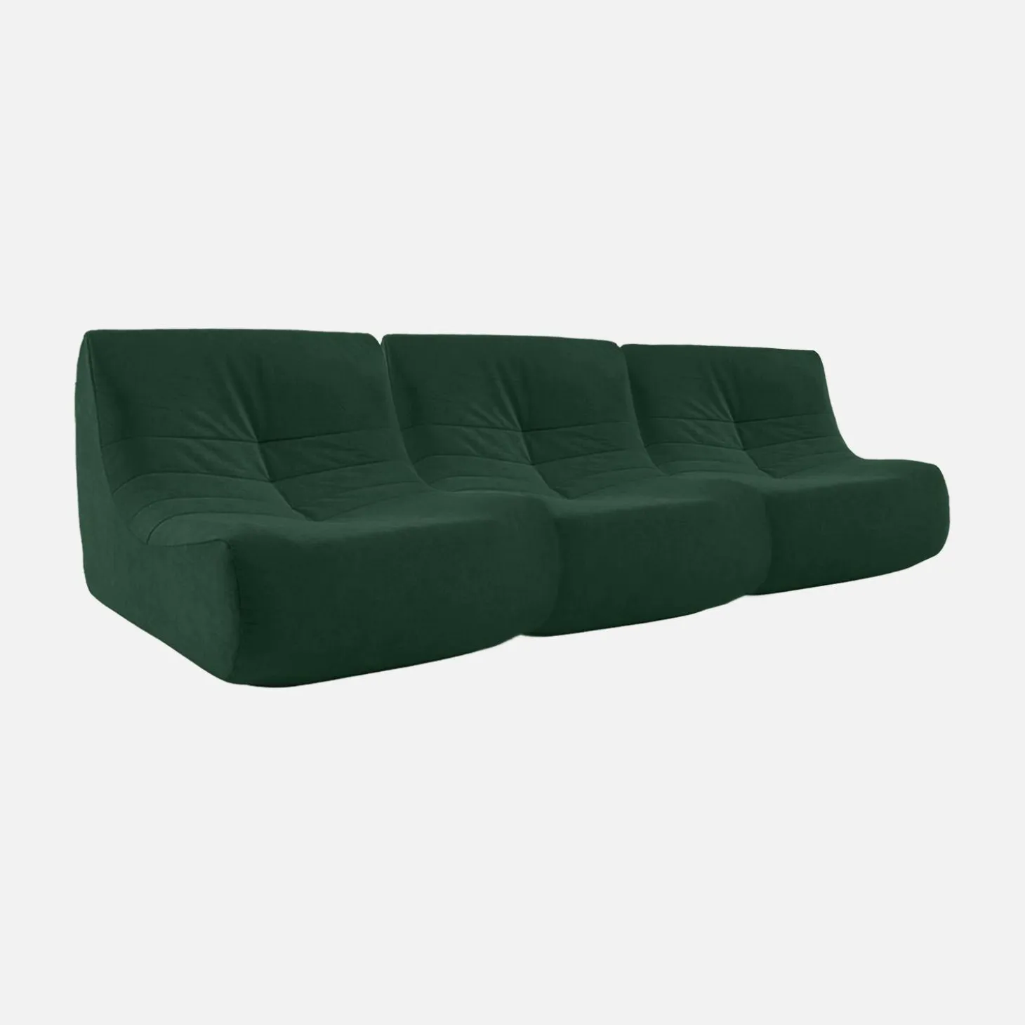 Fauteuils waterafstotend velours Sokol 1 zitplaats (set van 3)