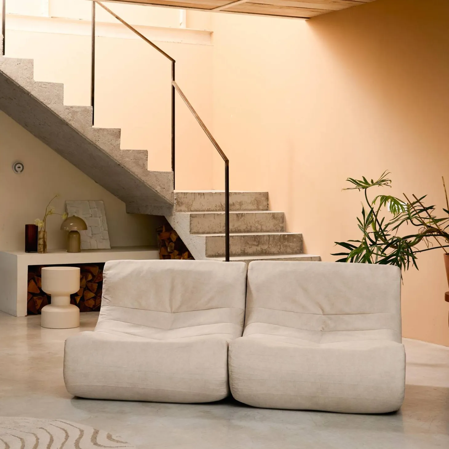 Fauteuils waterafstotend velours Sokol 1 zitplaats (set van 2)