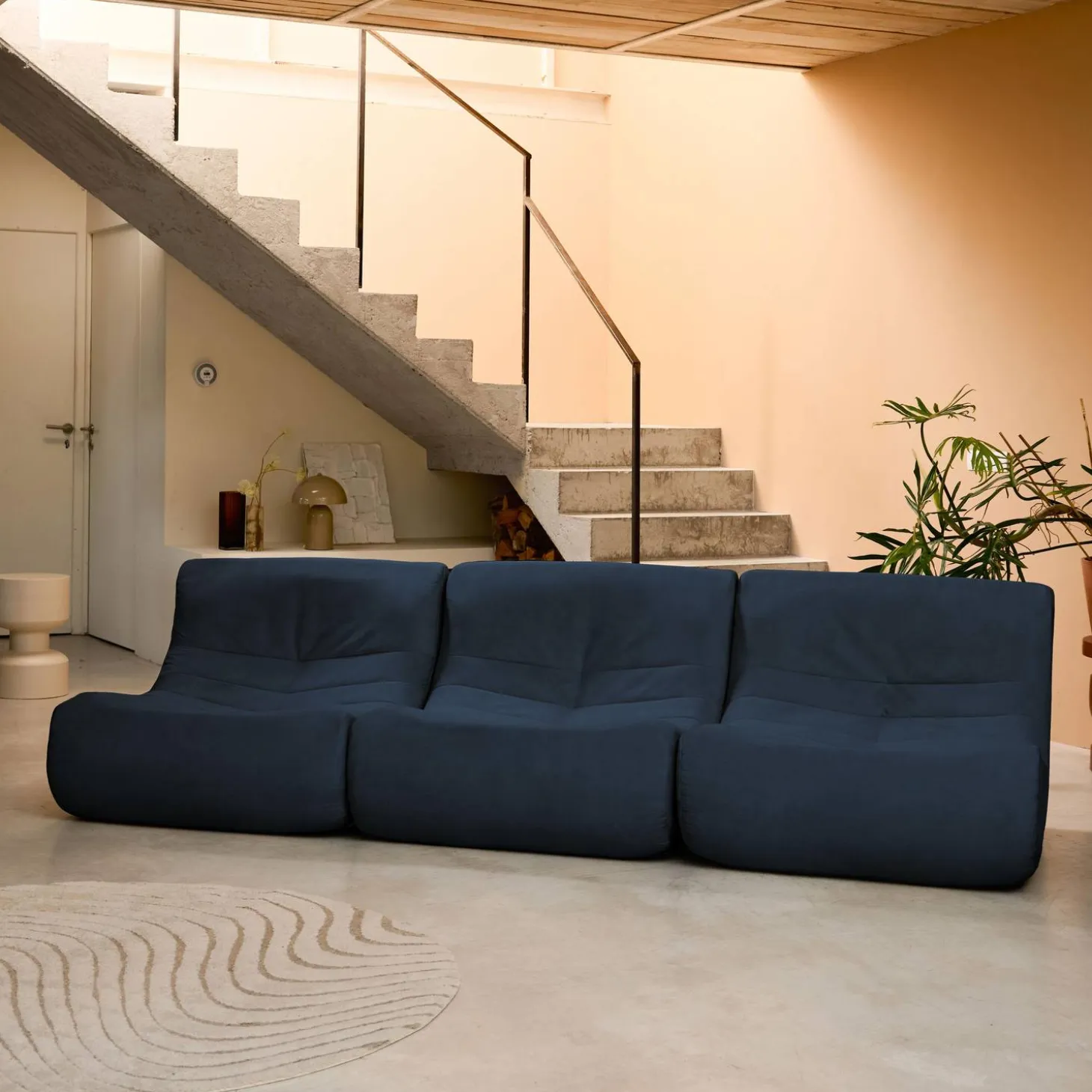Fauteuils waterafstotend velours Sokol 1 zitplaats (set van 3)