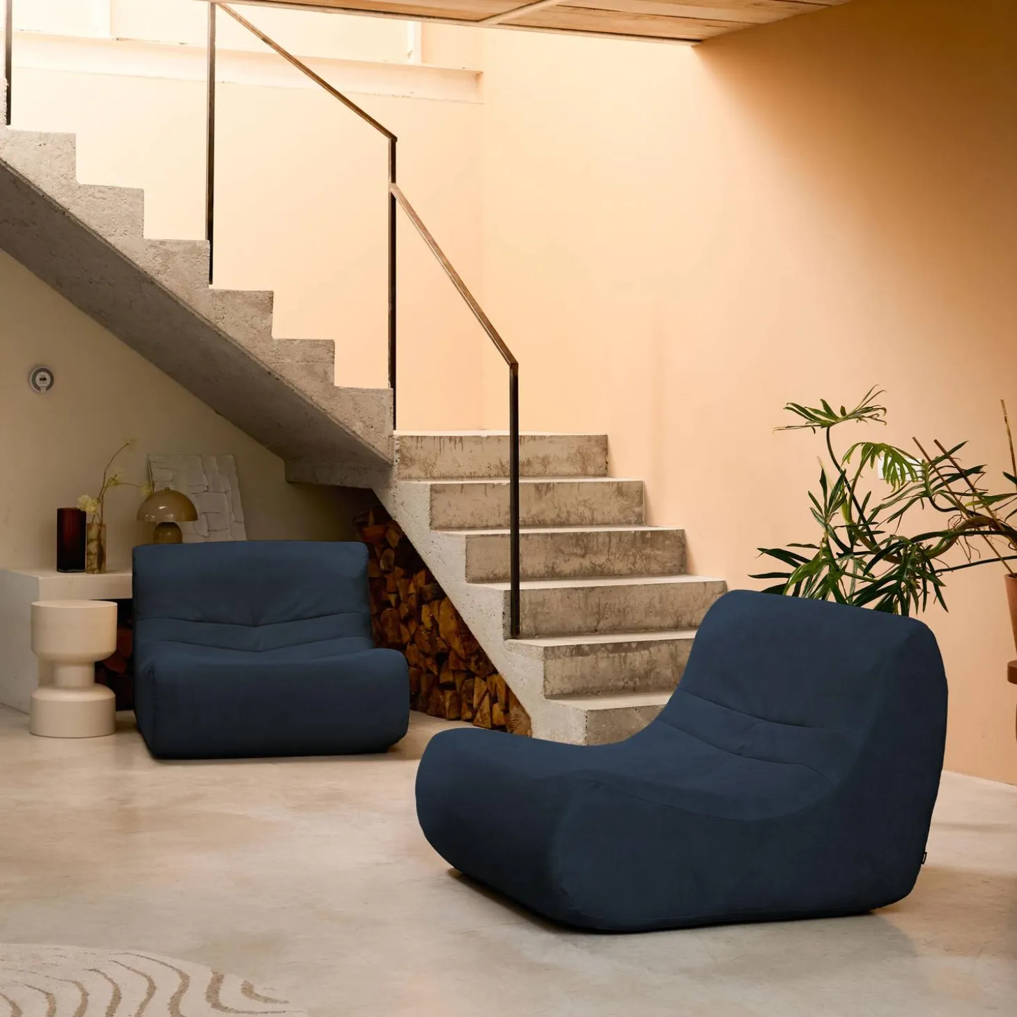 Fauteuils waterafstotend velours Sokol 1 zitplaats (set van 2)