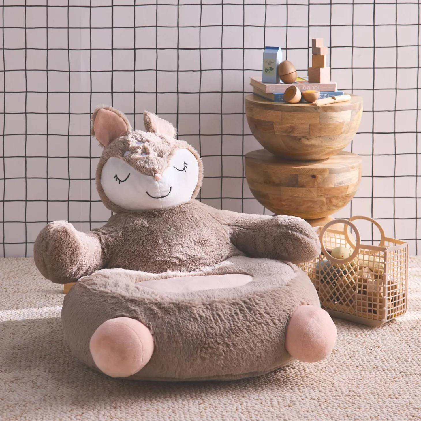 Fauteuil voor kinderen in hert vorm