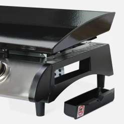 Gasplancha 3 branders roestvrij staal 7,5kW