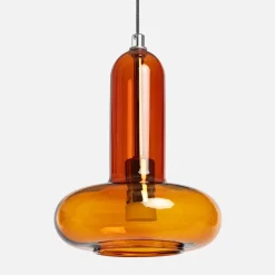 Glazen hanglamp interieur LED Ø15cm