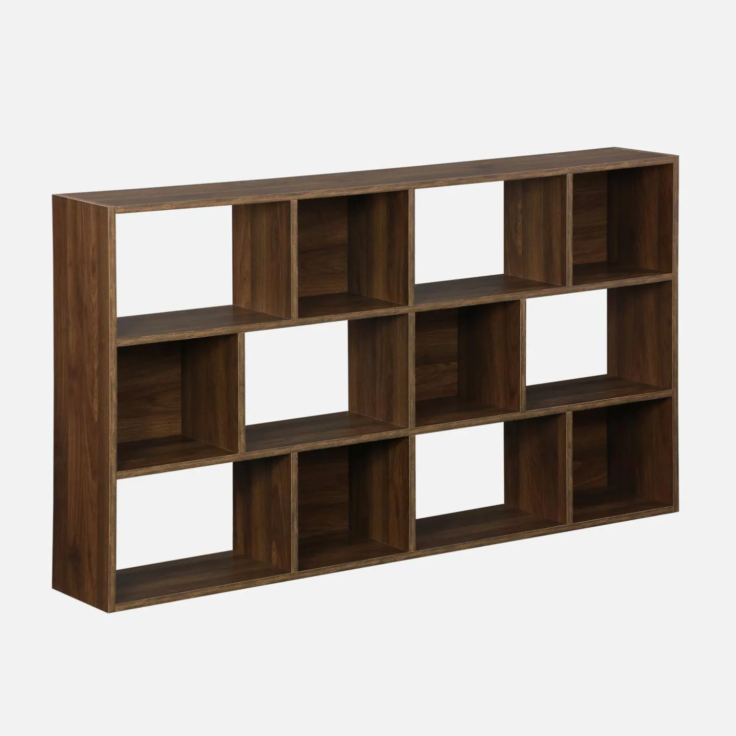 Half open boekenkast met 12 vakken