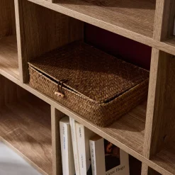 Half open boekenkast met 12 vakken