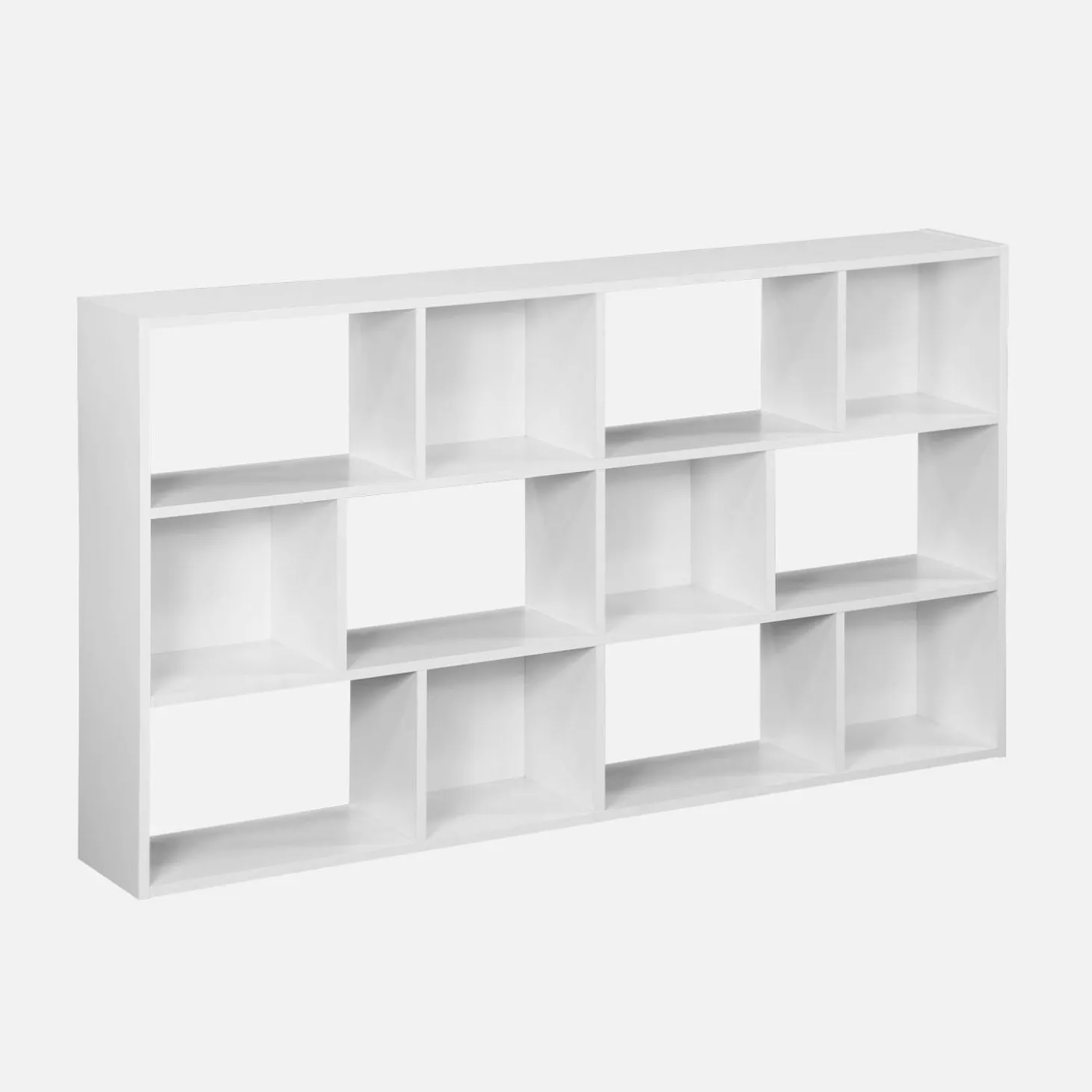 Half open boekenkast met 12 vakken
