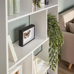 Half open boekenkast met 10 vakken