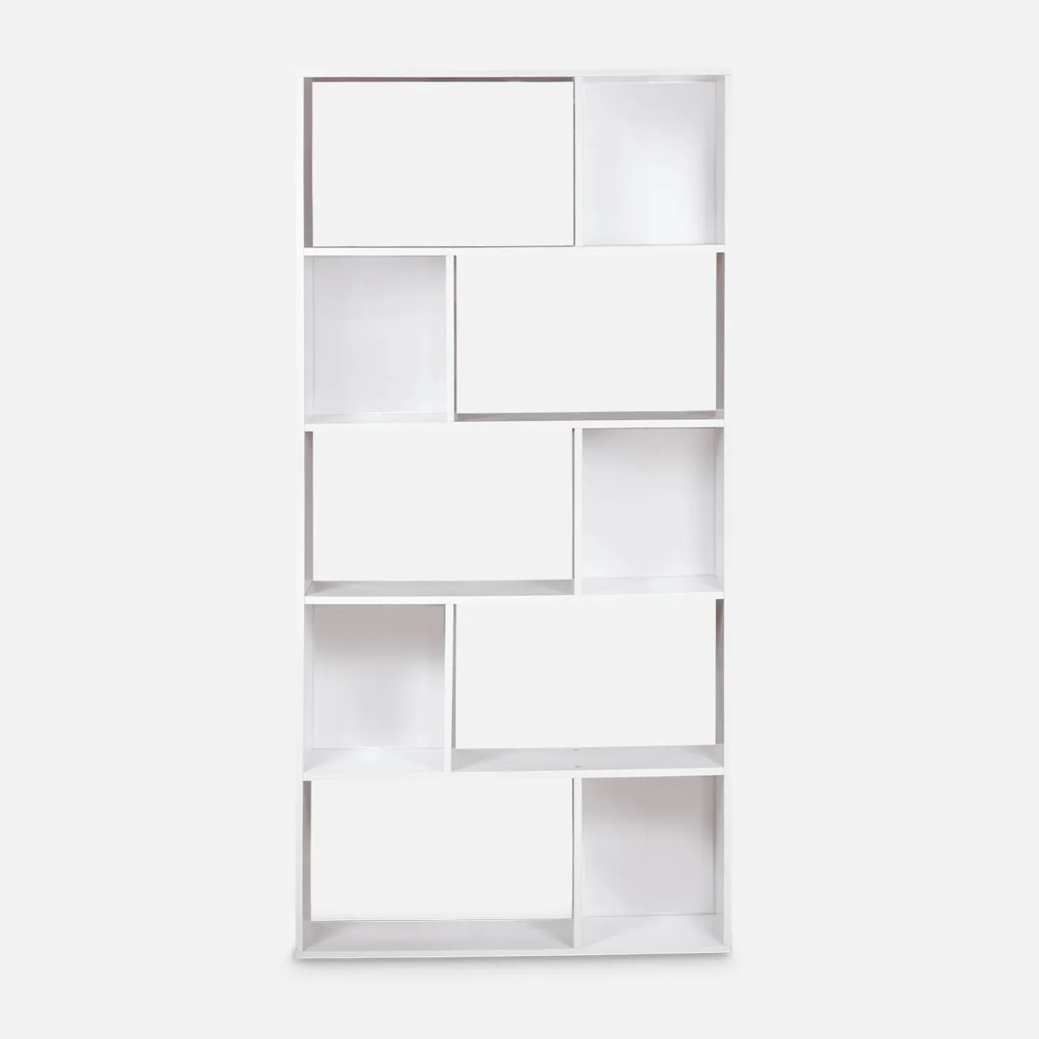 Half open boekenkast met 10 vakken
