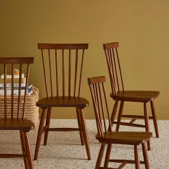 Hevea houten stoel (set van 4)