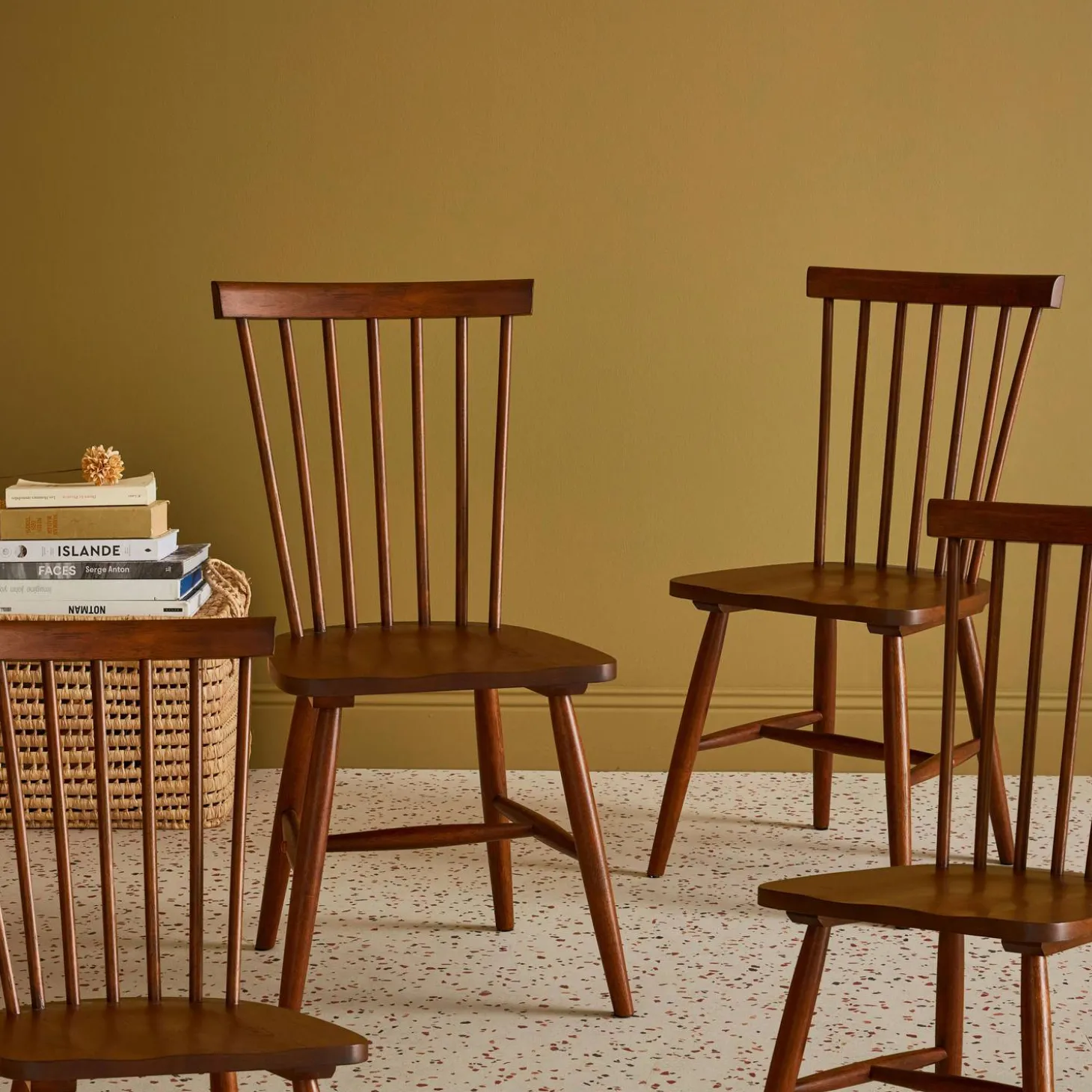 Hevea houten stoel (set van 4)