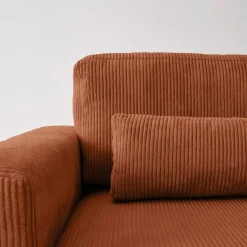 Hoekslaapbank omkeerbaar 5 plaatsen corduroy