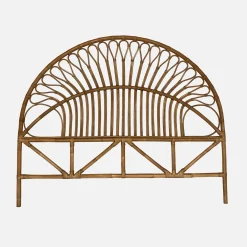 Hoofdeinde van donker rotan