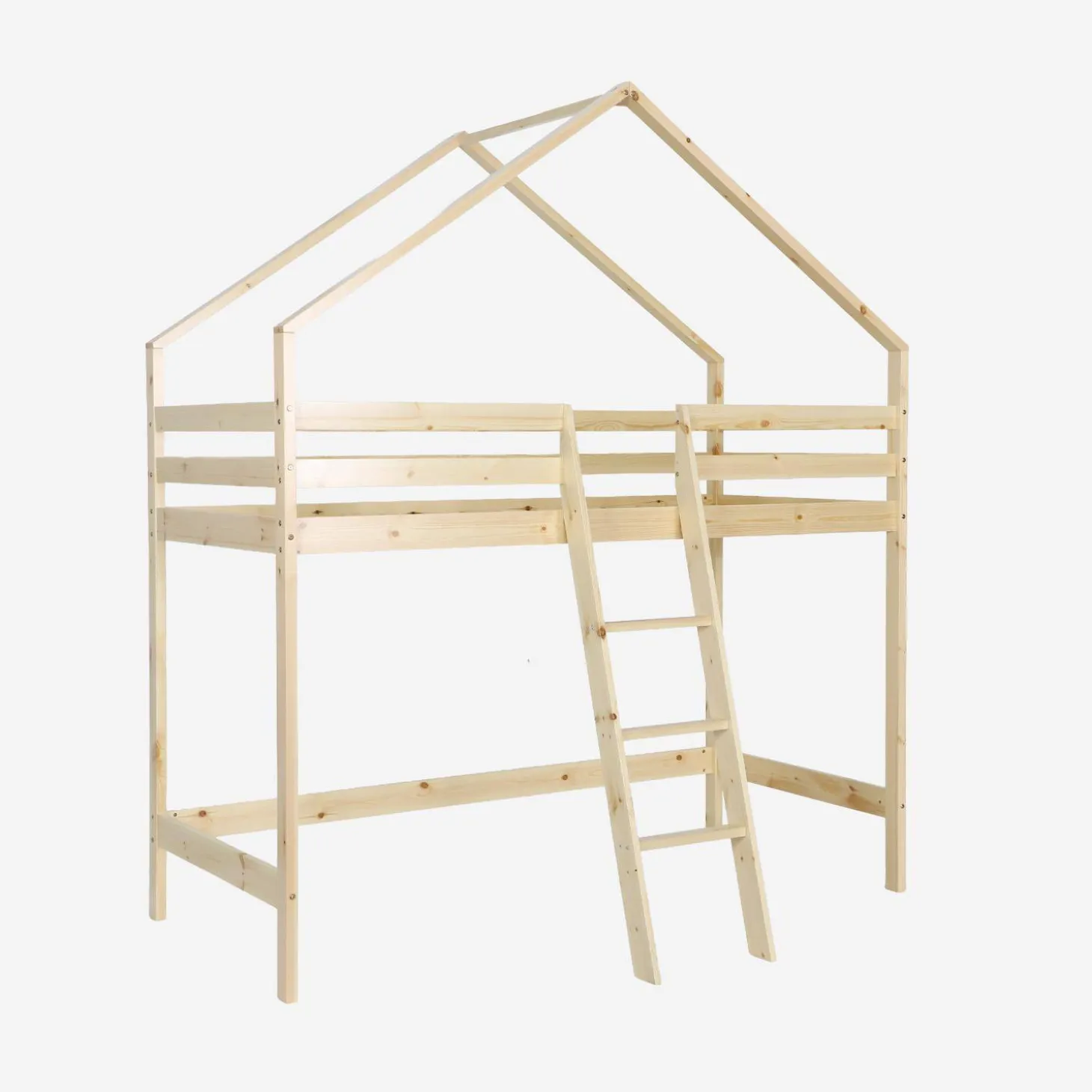 Hoogslaper kinderbed hut 90 x 190 cm