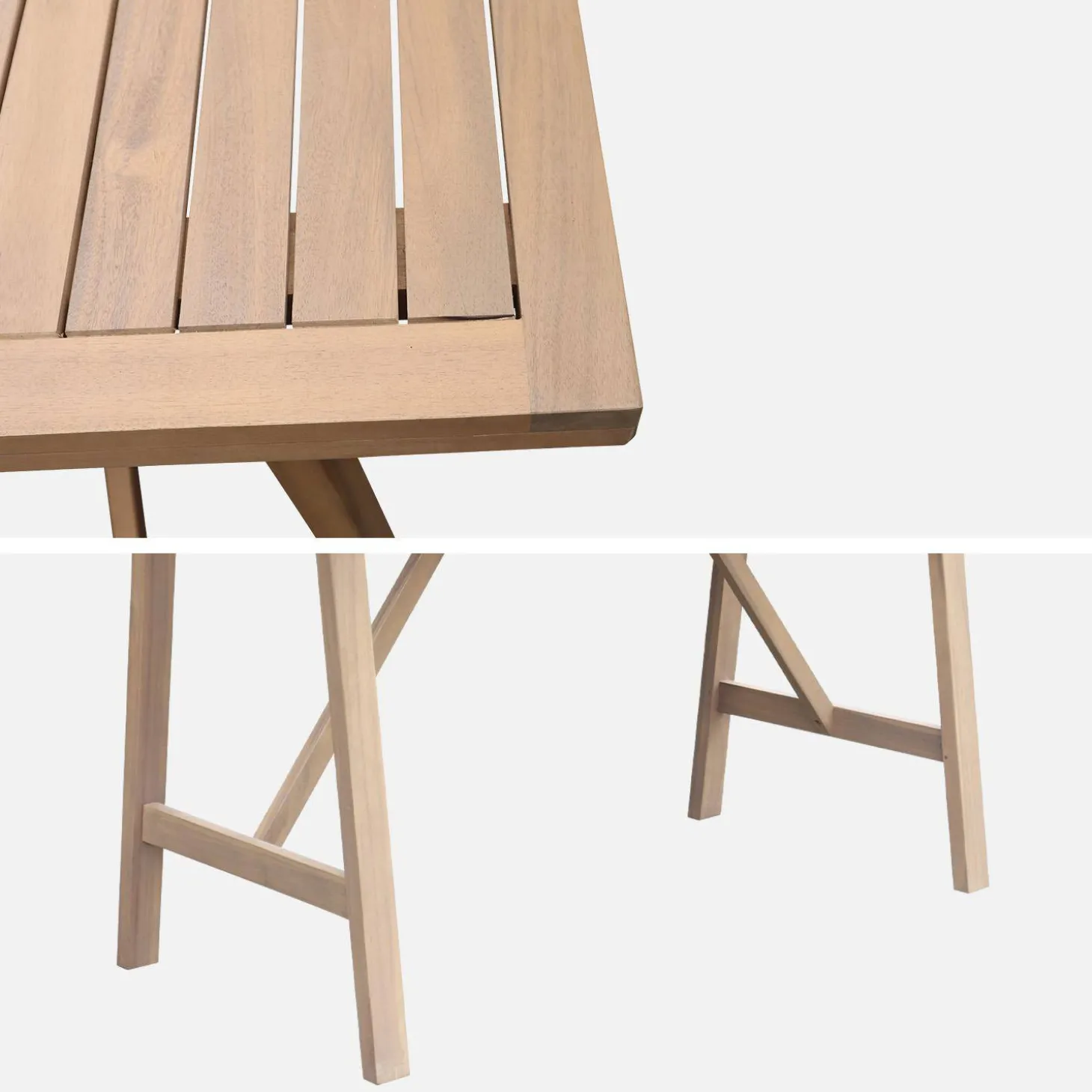 Houten acacia tuin eettafel voor 4 personen
