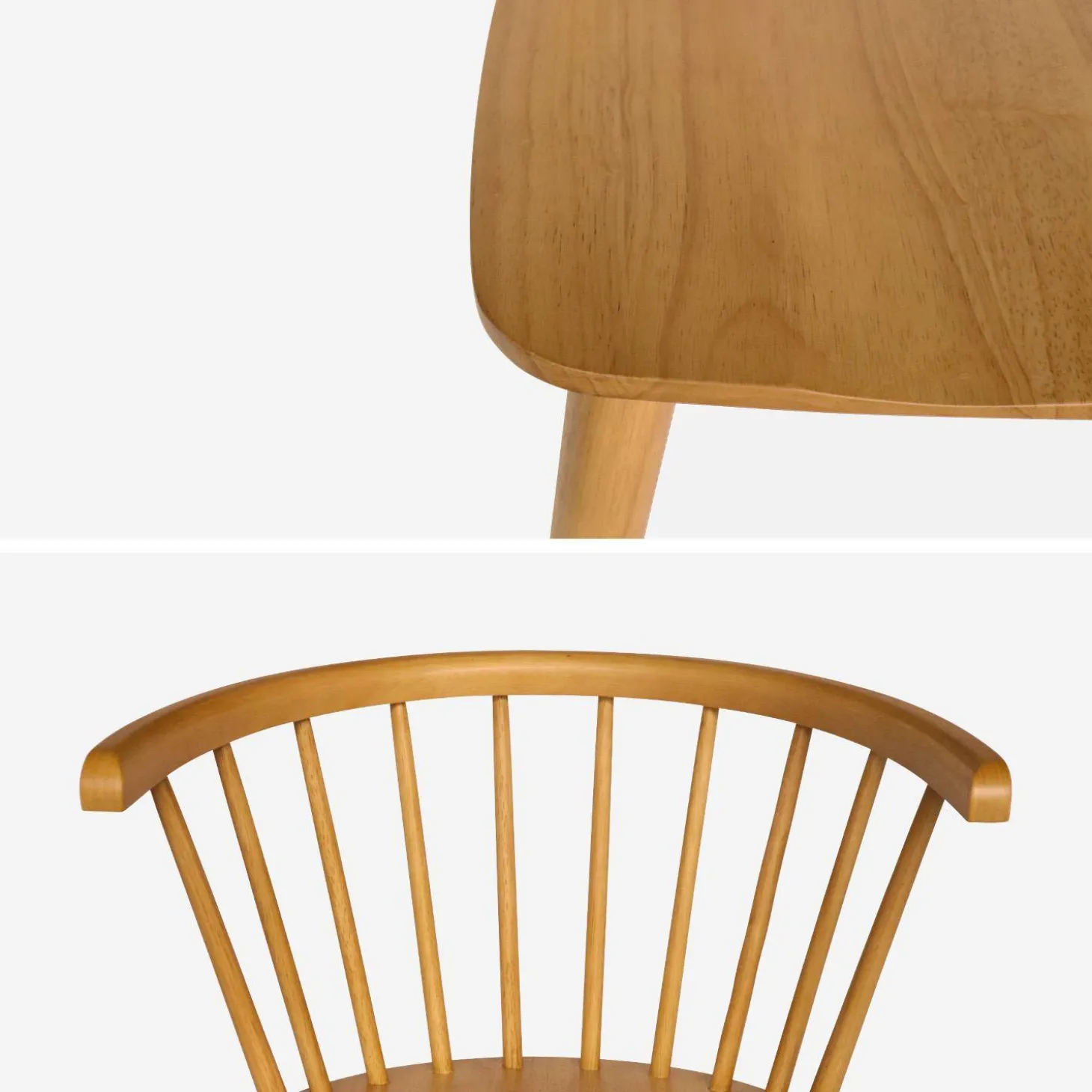 Houten en multiplex barstoel (set van 4)