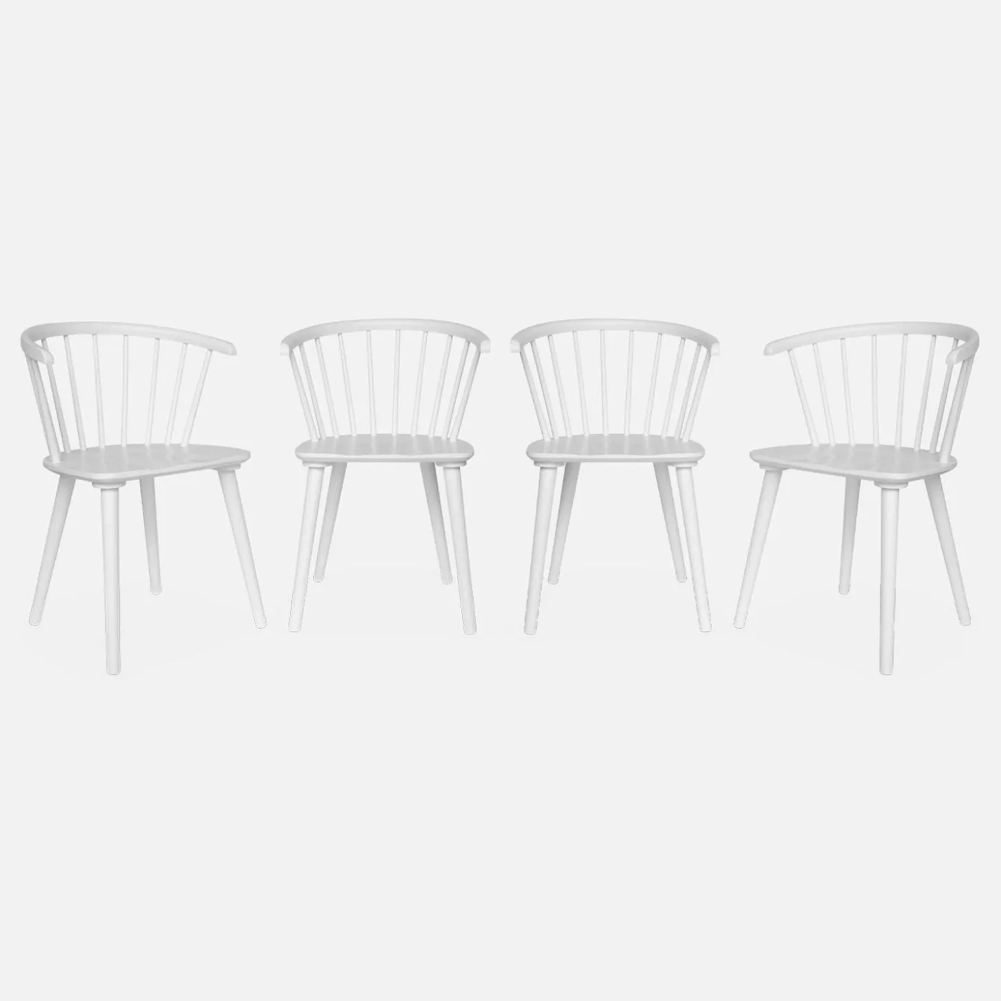 Houten en multiplex barstoel (set van 4)