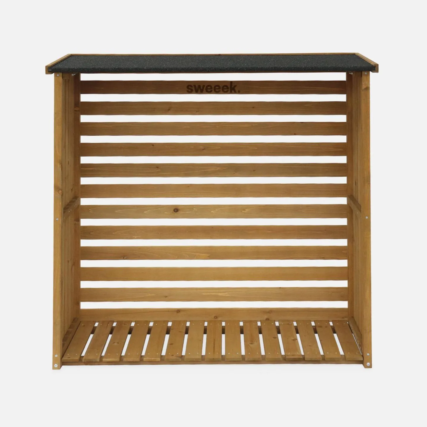 Houten houthok (set van 2)