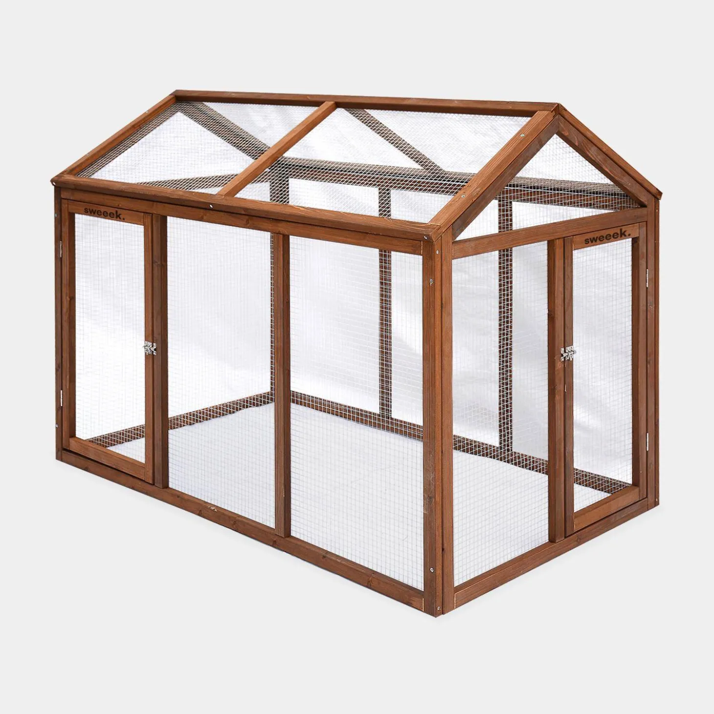Houten kippenren voor 6 kippen