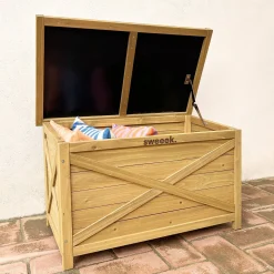 Houten opbergkist 80 cm