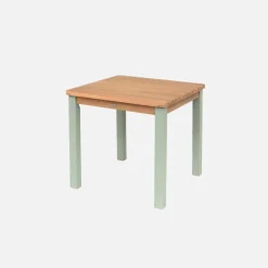 Houten tafel voor kinderen binnen/buiten, 2 stoelen