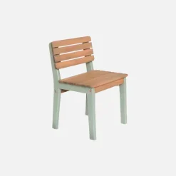 Houten tafel voor kinderen binnen/buiten, 2 stoelen
