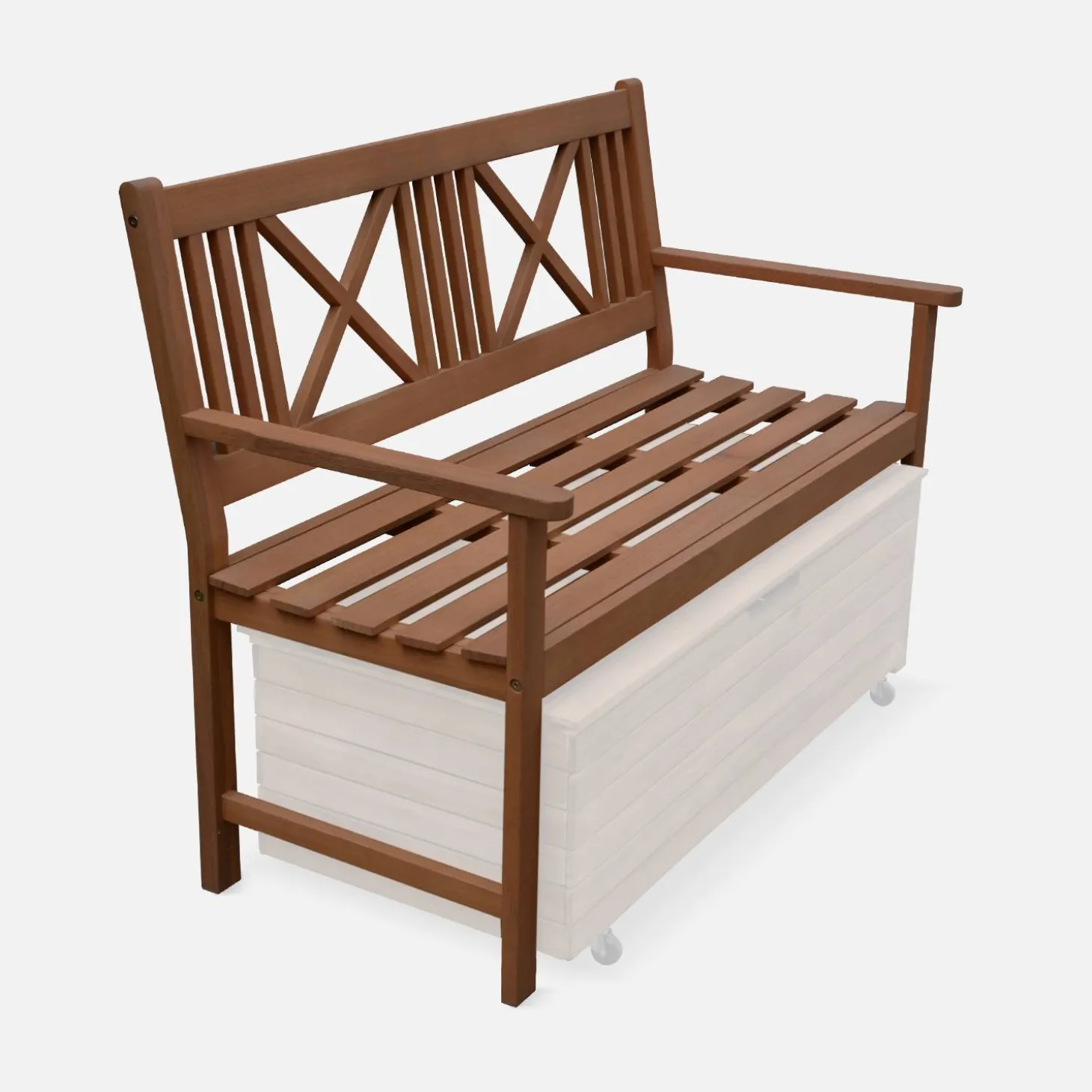 Houten tuinbank 3 plaatsen