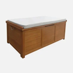 Houten tuinbox 200L met gasveren