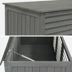 Houten tuin opbergbox 330L