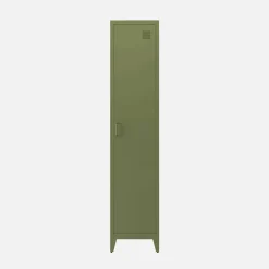 Industriële metalen kast 4 vakken 1 deur (set van 3)