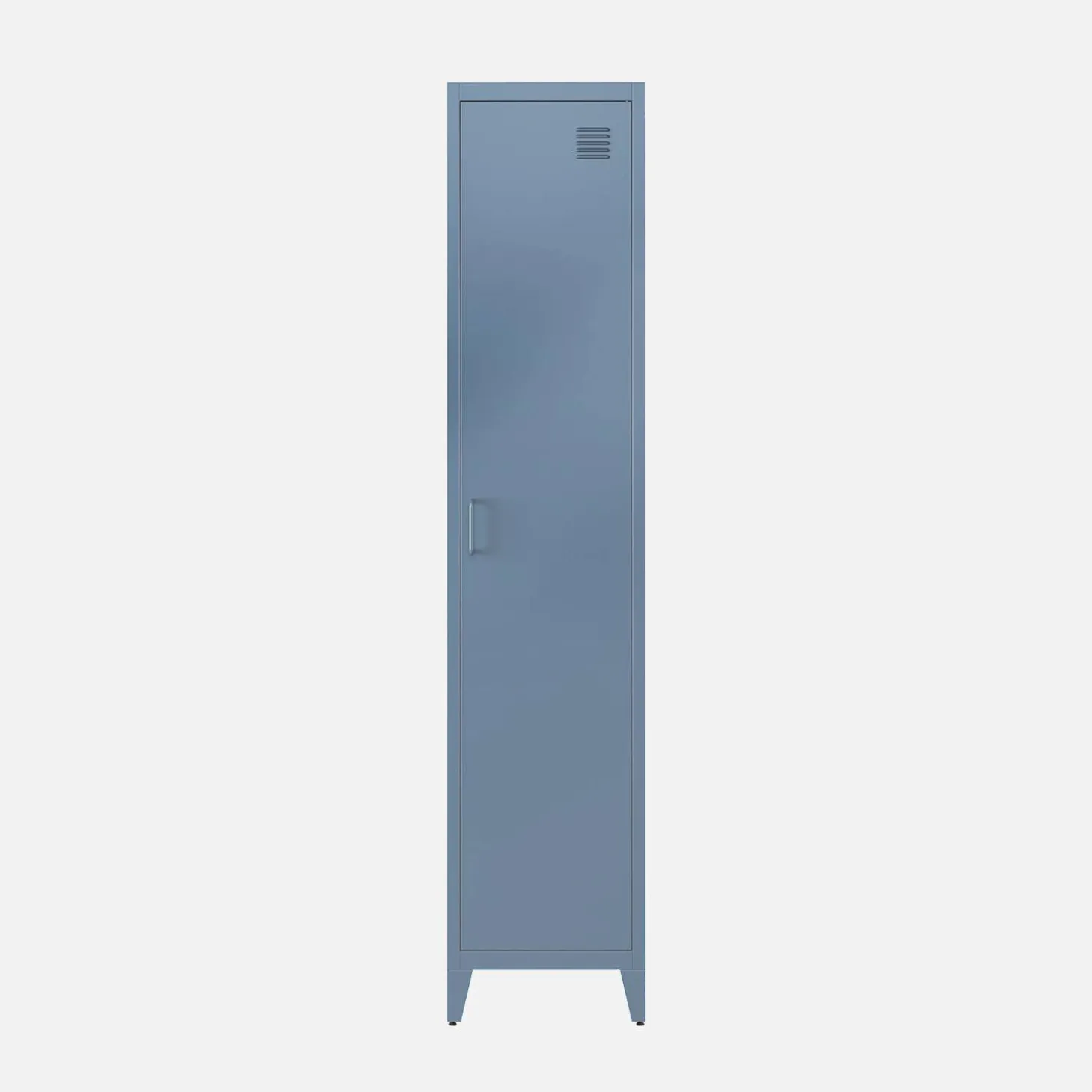 Industriële metalen kast 4 vakken 1 deur (set van 3)